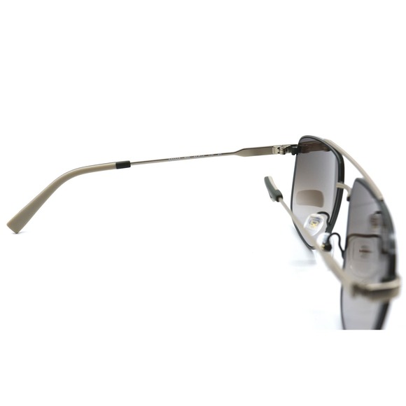 FERRAGAMO SF239S 758 GREEN/SILVER BROWN GRADIENT AVIATOR AUTHENTIC SUNGLASSES - Picture 9 of 10